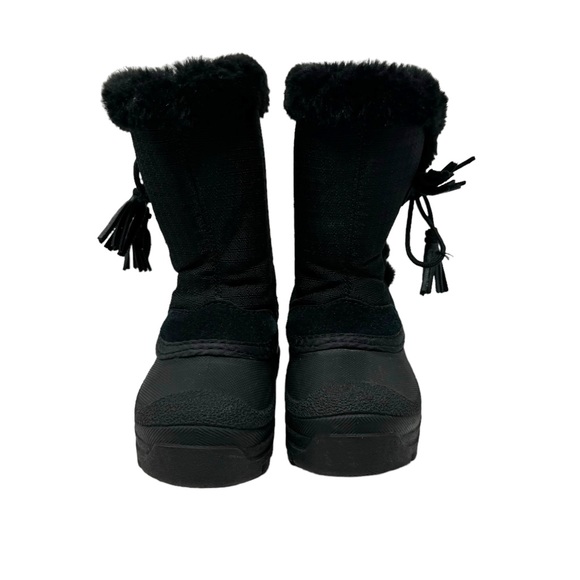 Baffin 40 Degrees Candy Snow Boots Black Girls Size 6 - Picture 4 of 7